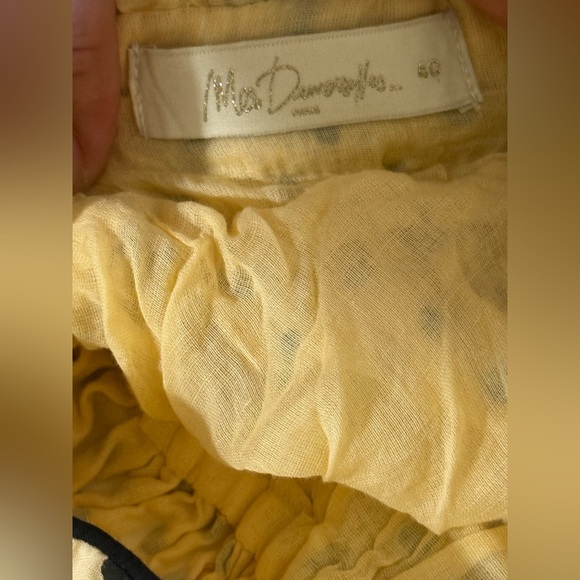 Mes Demoiselles Beige Polka Dot High-Low Maxi Dress - Picture 6 of 8